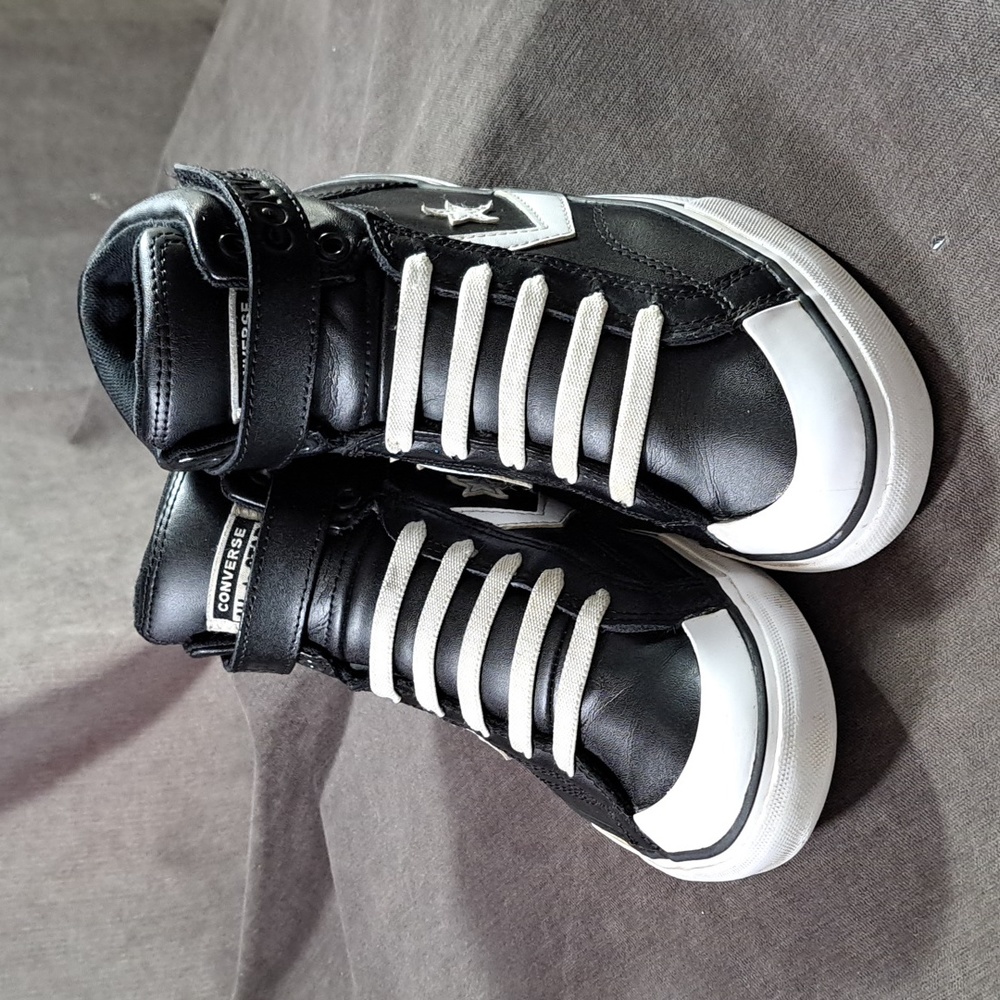 Converse Black and White High-Top Sneakers
